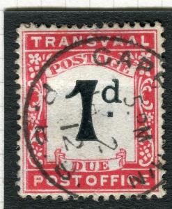 TRANSVAAL Postage Due issue Ed VII CAPE TOWN Postmark on 1d. value