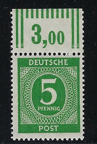 Germany AM Post Scott # 534, mint nh, var. rotary print