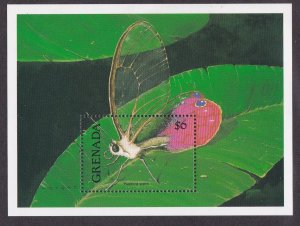 Grenada # 1948, Butterfly, Souvenir Sheet, NH, 1/2 Cat.