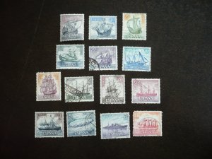 Stamps - Spain - Scott# 1248-1261 - Used Set of 14 Stamps