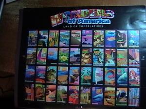 U.S.# 4033-4072(4072a)-MINT/NH-- PANE OF 40---WONDERS OF AMERICA---2006