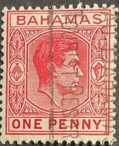 Bahamas #101 Used Single George VI L23