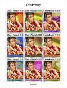 St Thomas - 2021 Princess Diana Anniversary - 9 Stamp Sheet - ST210602a1