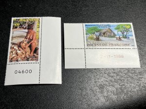 French Polynesia Scott 505-06 MNH