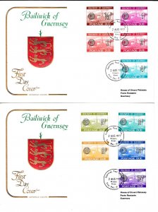 Guernsey # J18 /29, Postage Due 1977 issues, First Day Covers