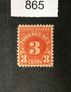 MOMEN: US STAMPS   #J82 MINT OG NH VF  LOT #865