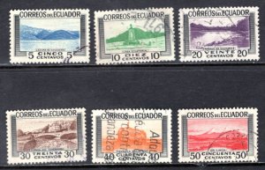 Ecuador #576-581  VF   Used  CV 3.00   ....  1800245