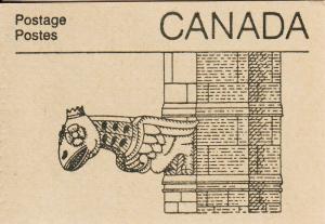 Canada 1987 Booklet BK92a Sc #948a Pane of 5, label Rolland Plate 1