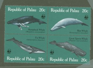 Palau #27A  Souvenir Sheet (Fauna)