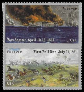 PCBstamps   US #4522/4523a Pair 88c(2x44c)The Civil War, MNH, (19)