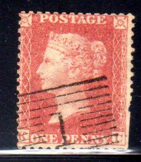 Great Britain  20b  U (red brown)   -   cat$340.00