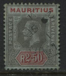 Mauritius 1922 2 rupees 50 cents used