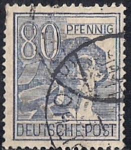 Germany #572 80pf Laborer used F-VF