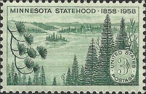 # 1106 MINT NEVER HINGED MINNESOTA STATEHOOD