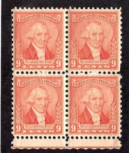 714 Mint,OG,NH... Block of 4... SCV $13.00