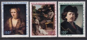 Dahomey C113-C115 Paintings MNH VF