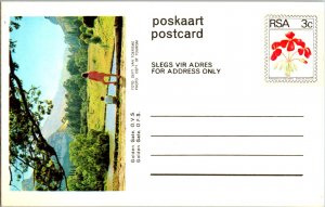 South Africa, Worldwide Government Postal Card, Flowers