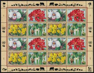 United Nations - Geneva 283a sheet MNH Flowers, Orchids