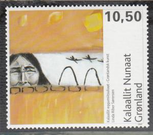 Greenland MNH 2007 Scott #500 10.50k Painting by Linda Riber Sorensen