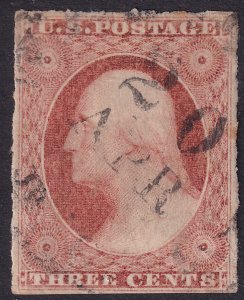 #10A Used, F-VF, 4 margins (CV $150 - ID39308) - Joseph Luft