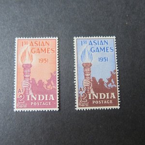 India 1951 Sc 233-234 set MH/MNH