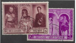 Belgium SC B254-255 Used F-VF SCV$19.00...Great Spot(s)!