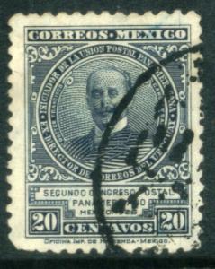 MEXICO 662, 20cents POSTAL CONGRESS. USED. (436)