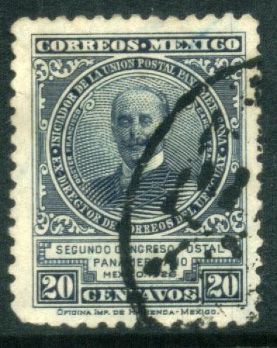 MEXICO 662, 20cents POSTAL CONGRESS. USED. (436)