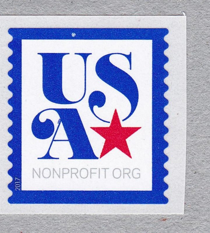 PNC7 US #5172 5c USA Non Profit SA (17) P111 #on# Bullet Hole 3R CPV MNH, F-VF