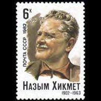 RUSSIA 1982 - Scott# 5012 Poet Khikmet Set of 1 NH