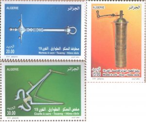 Algeria 2014 MNH Stamps Scott 1618-1620 Handicraft Kitchen Tools Coffee Sugar