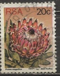 South Africa; 1977: Sc. # 486a: Perf. 14, Used Single stamp