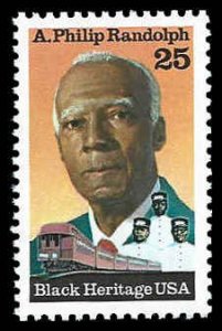 PCBstamps   US #2402 25c A.P. Randolph, Black Heritage, MNH, (35)