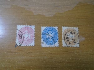 Austria  #24-26   used