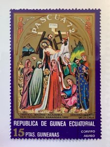 Equatorial Guinea 1972 Mi 51 CTO - 15p, Easter, Descent from the Cross