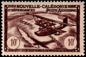 ✔️ FRANCE VICHY NEW CALEDONIA 1942 - AIRPLANE-  Sc. C6E MNH ** [1.59.1]