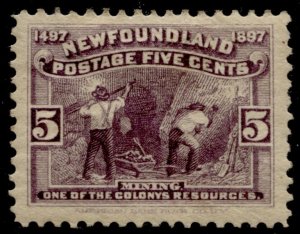 Newfoundland #65 Mining Definitive MH CV$13.00 Nice Example