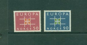 Norway #441-42 (1963  Europa set) VFMNH CV $2.60