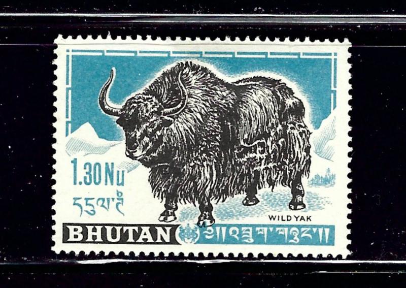 Bhutan 7 MH 1962 Wild Yak