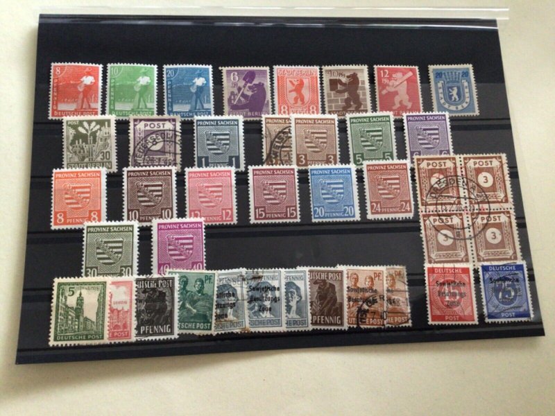 Germany Russian Zone Allied Occupation mnh mounted mint or used stamps A15740