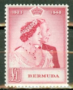 AB: Bermuda 134 mint CV $47.50