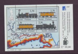 Finland Sc 755 1987 Finlandia 88 stamp sheet mint NH