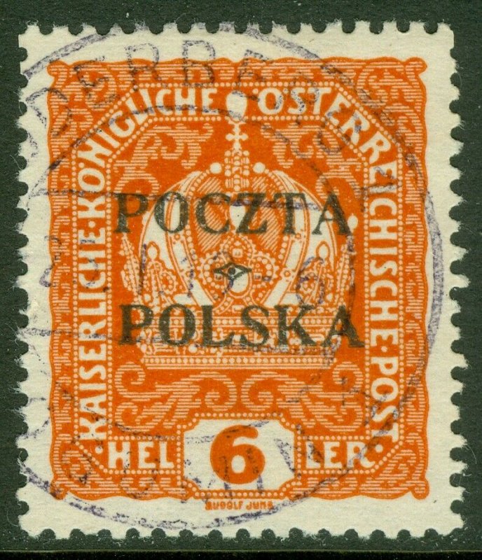 EDW1949SELL : POLAND 1919 Scott #43 Very Fine, Used. Catalog $65.00.