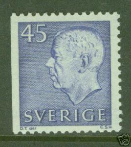 SWEDEN Scott 671 1964-71 regualr issue MH* stamp