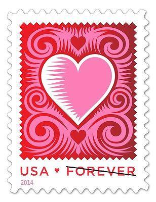 2014 49c Cut Paper Heart, Love Scott 4847 Mint F/VF NH