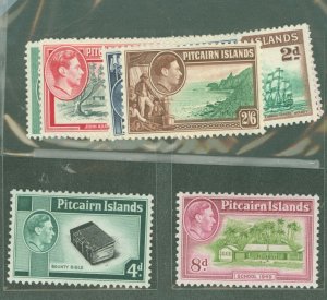 Pitcairn Islands #1-8 Unused Single (Complete Set)