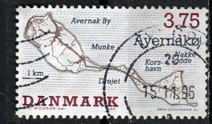Denmark 1995: Sc. # 1022: Used Single Stamp