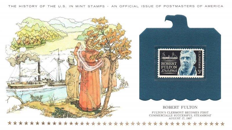 THE HISTORY OF THE U.S. IN MINT STAMPS ROBERT FULTON