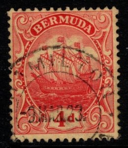 BERMUDA SG49a 1919 4d RED/YELLOW USED