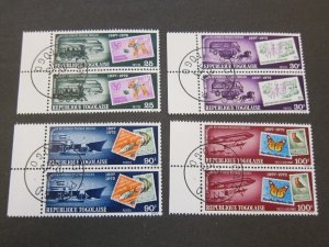 Togo 1973 Sc 853-55,C205 CTO pair set FU